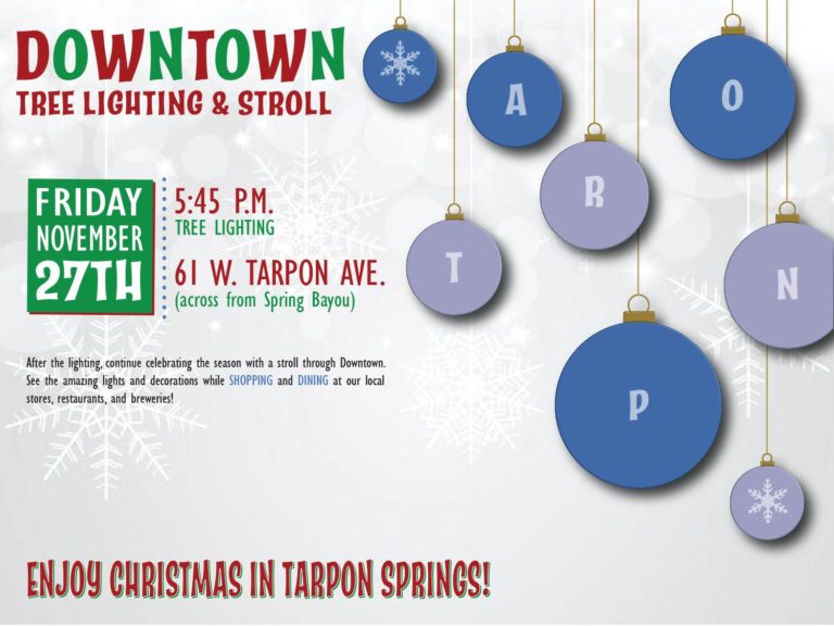 Tarpon Springs Tree Lighting Stroll 768x576