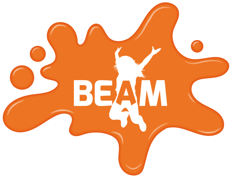2020 04 21 Beam white logo inside Orange Splot 768x590