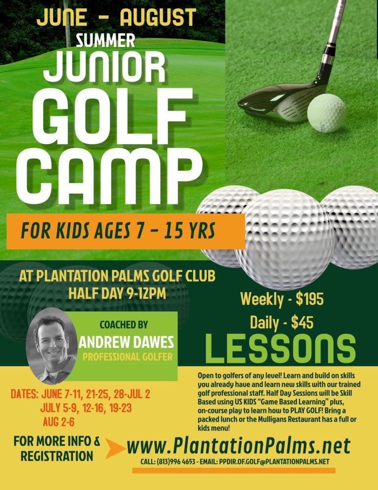 Plantation Palms Golf Club Summer Camps 768x995