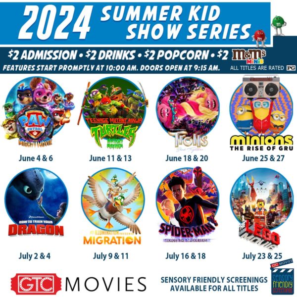 2.00 Movies at GTC Beacon CinemasBrooksville Summer Kids Movies (2024