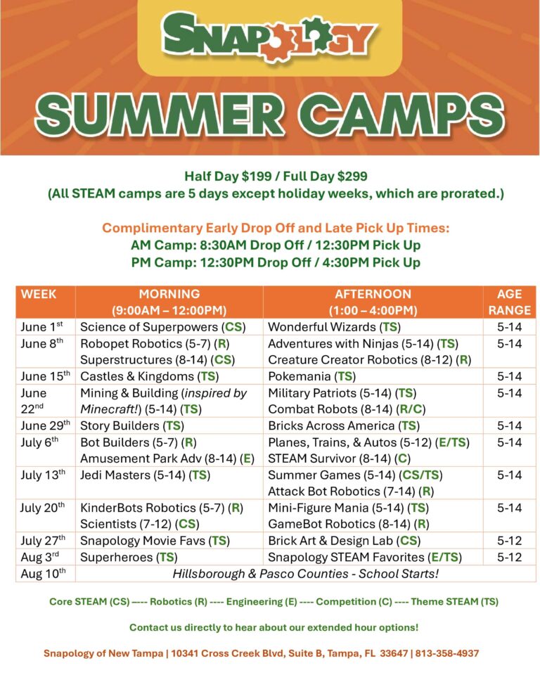 Summer Camp 2026 Schedule 768x994