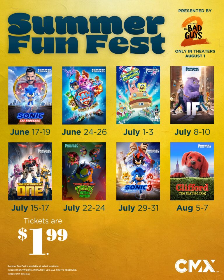 summer fun fest cCMX Cinemas 768x960